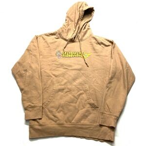 Stagecoach Festival Hoodie Men's Large Brown Fleece Lined Pullover